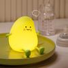 USB Rechargeable Night Light Mango Silicone Night Lights Touch Sensor Bedroom Bedside Cat Lamp With Remote For Kids Baby Gift