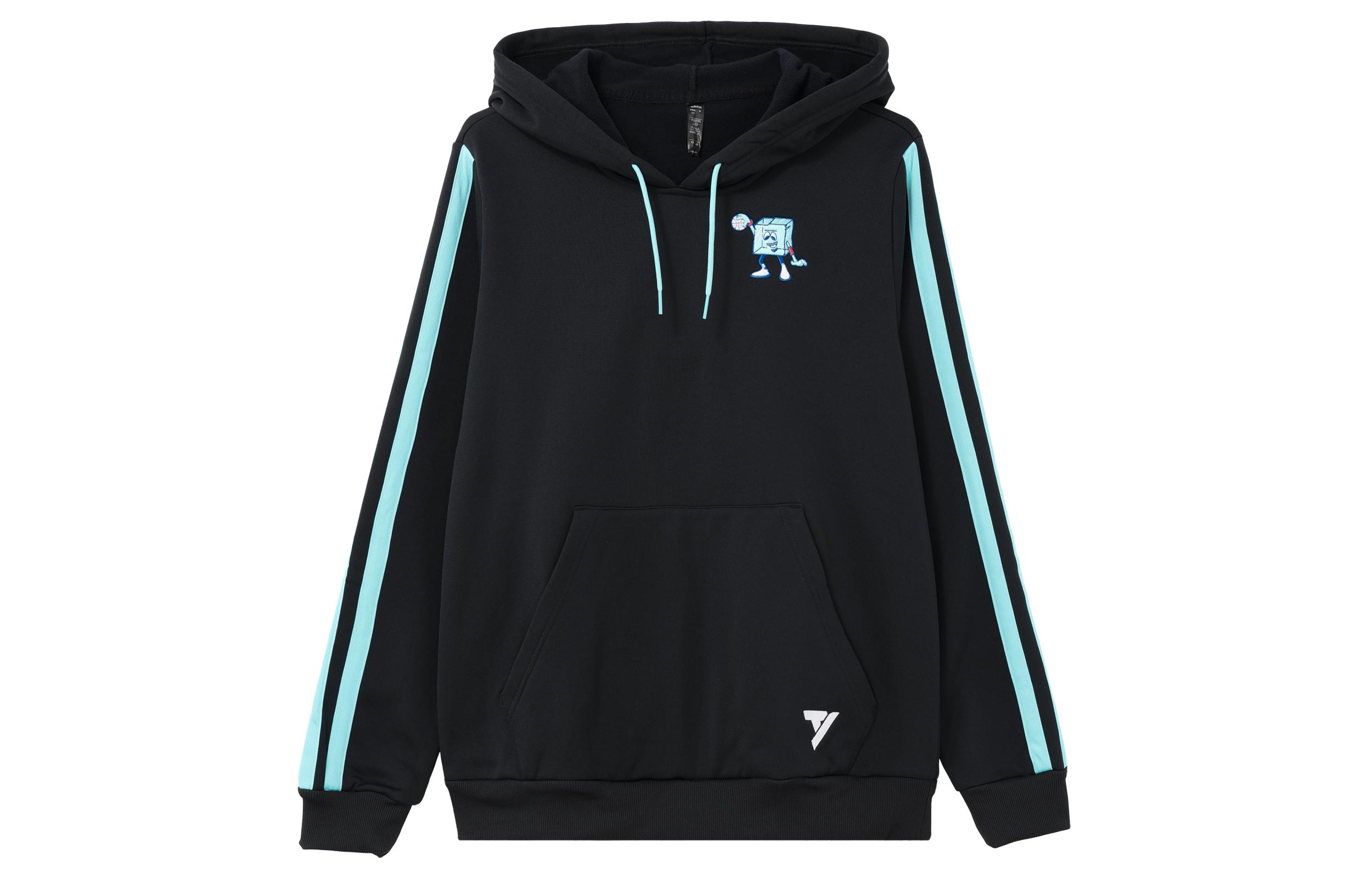 Adidas Sweatshirts Men s Black Hooded Moderate Regular HB3125 L