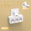 Eu Plug 3/4/5 Ac Outlet Power Strip Multiprise Wall Socket Universal Network Filter Usb Cherger Separate Switch Light Adapter Set