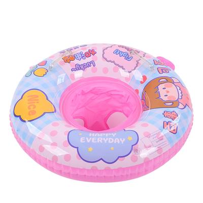 Baby Pool Float Children S Baby Infants Toddlers Happy Duck Shape Round Thickening Safety Water Swimming Pool Float Ring