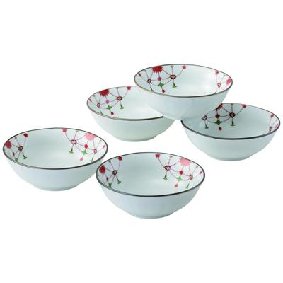 Saikai Toki Hasami Ware Small Bowl Set Dinnerware Set Bowl Plate Mini Bowl Diameter 12 X Height Microwave and Dishwasher Safe Made In Japan 31047
