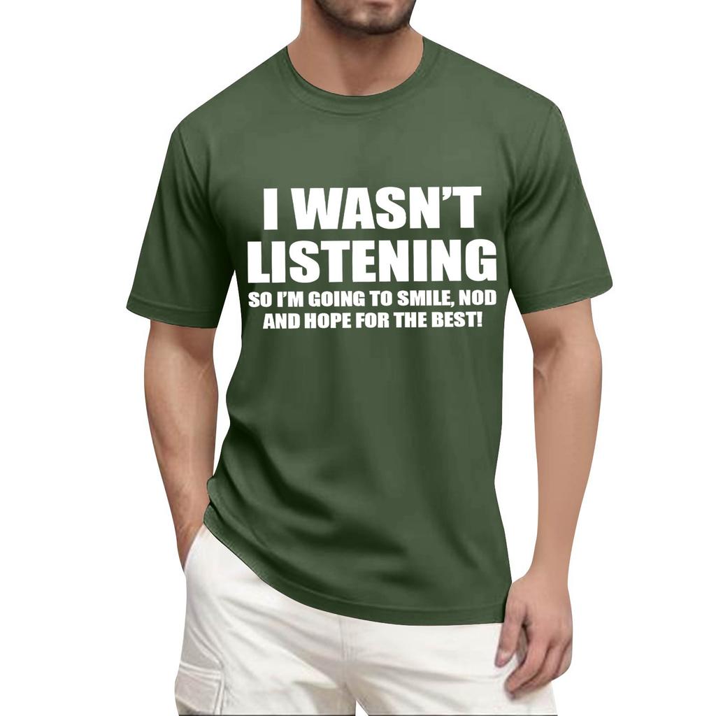 Men'S Fashionable T-Shirt, Street Casual Short Sleeved Clothing