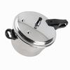 Pressure Cooker 5L Aluminum Alloy Explosion Proof Fast Cooking Canning Cooker Pot with Steam Rack for Gas Electric