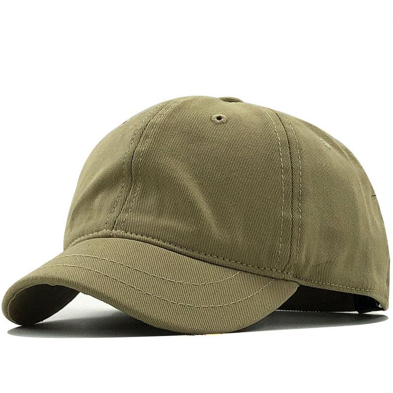 Short Brim Cap Personalized Trendy Brand Simple Hat Men's and Women's Soft Brim Soft Top Small Edge Baseball Cap
