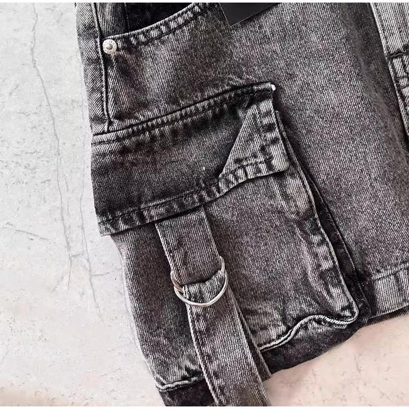 Y2K Retro Denim Skirt Harajuku Goth Short Skirt Black Low Waist Mini Skirt Casual Spring Summer Sexy Slim Fit Hip Skirts