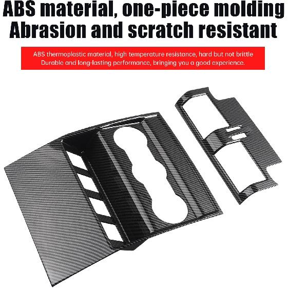 Hintere Anti-Kratz-Abdeckung für 2020-2025 2026 Land Rover Defender 90 110 130 Klimaanlagen-Lüftungsschlitze Schutzabdeckung Innenraum-Bedienknopf-Zierleiste Tuning