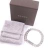 Great GUCCI Bracelet Kihei Chain Silver SV925 Mens Used