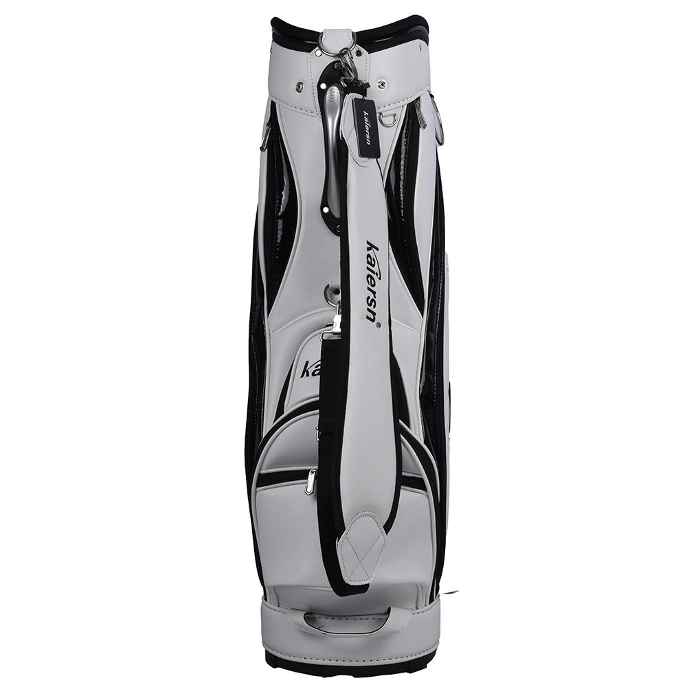 Kaiersn Golf Bags PU Waterproof Large Capacity Standard Bag Hold 15 Golf Clubs