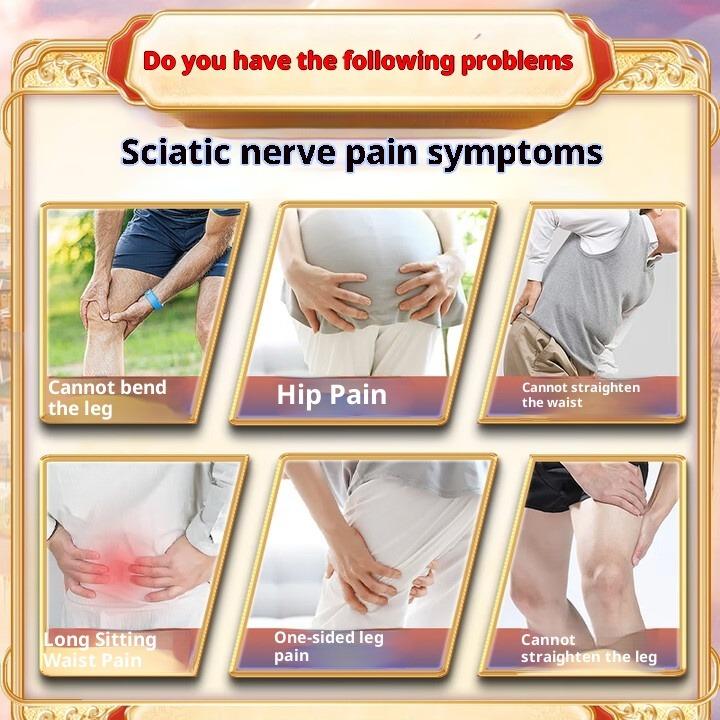 Sciatica Relief Treatment for Lower Back Pain, Leg Pain, and Buttock Pain: Lumbar Disc Herniation Nerve Compression Patch
