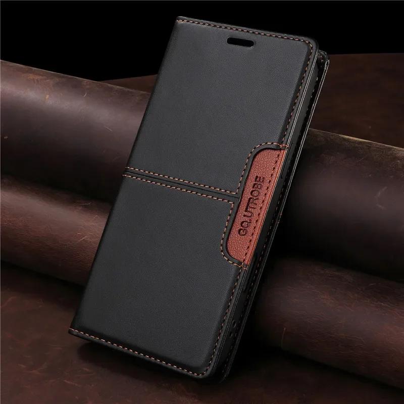 Anti-theft Leather Case Flip Cover For SONY Xperia 10-6 5 VI 1 V II III 1-5 Xperia10 IV Coque Luxury Wallet Magnetic Phone Cases