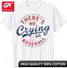 Beim Baseball wird nicht geweint Lustige Spieltag Baseball Grafik T-Shirts Unisex Kleidung Baumwolle Damen Lustige Sommer T-Shirts