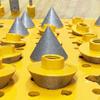 Diamond Beveling Chamfer Bit 60 Degree 80 Grit High Hardness Hole Shaping Widening Countersink Bit for Ceramic