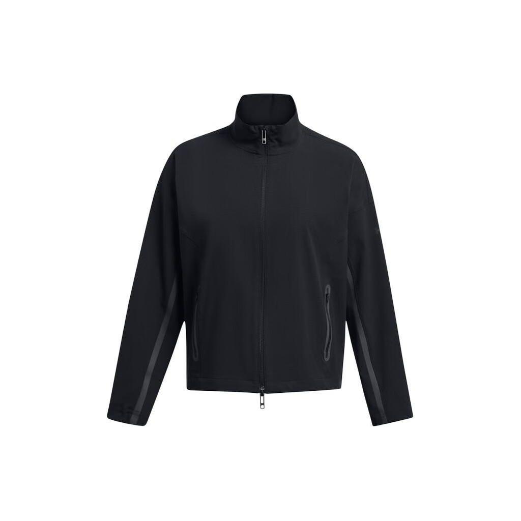 Under Armour Hooded Casual Comfortable Jacket Women Jackets Black 1385895-001