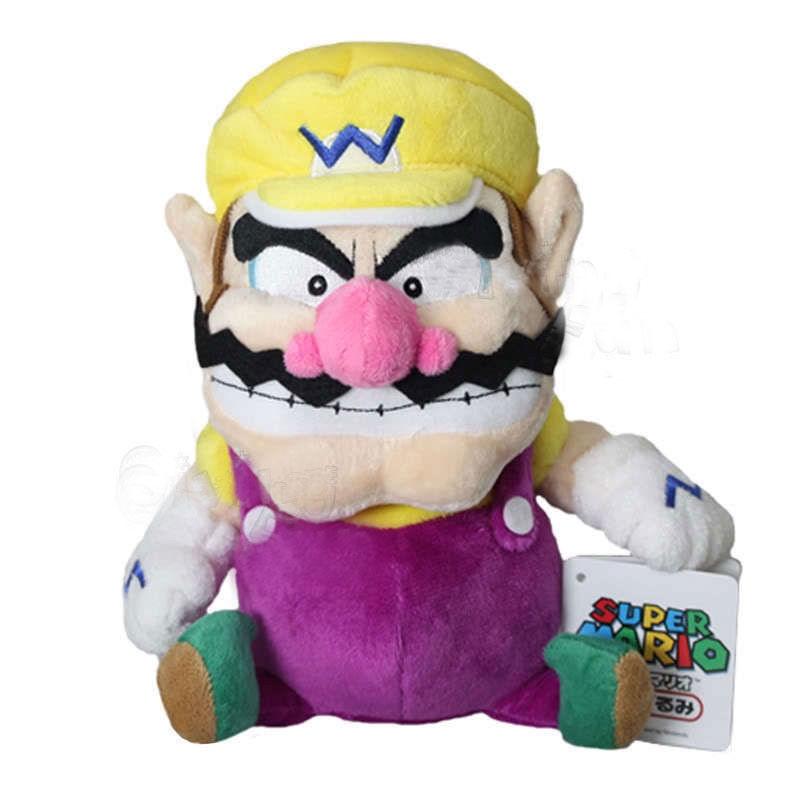 Rare Nintendo Super Mario Bros Plush Toy Wario 11 Inch Stuffed Animal Doll For Collectors