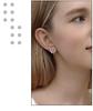 Luxurious Sunflower Zircon Stud Earrings - S925 Silver Needles High-End Ear Jewelry