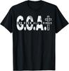 G.O.A.T Bóg Ponad Wszystkimi Rzeczami Chrześcijański Vintage Design Koszulka