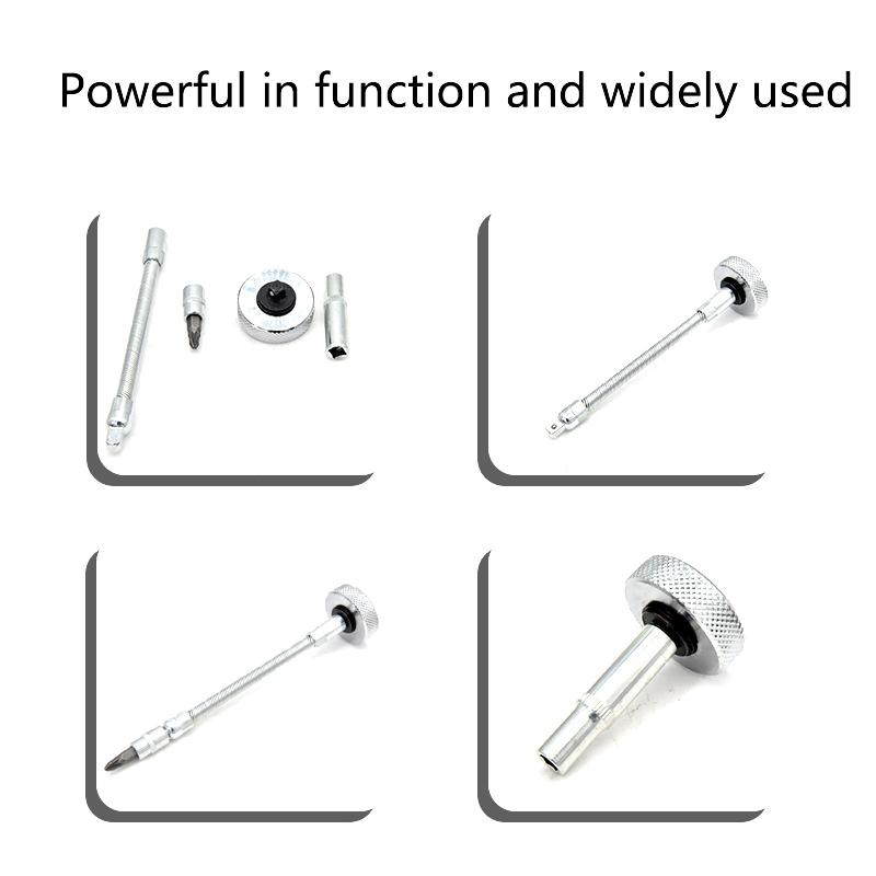 1/4 3/8 1/2 Drive Palm Ratchet Wrench Set Reversible Ratcheting Finger Socket Driver Stubby Thumbwheel Ratchet For Tight Spaces