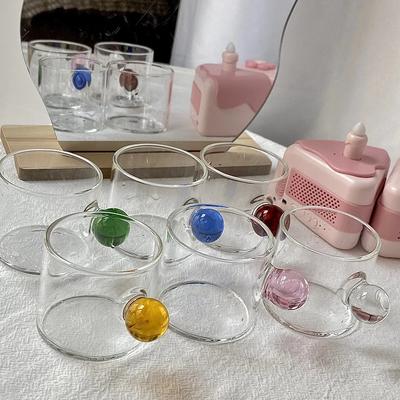 6pcs Pack Small Cups Set Espresso Cups Coffee Mug Tea Cup Set Heat Resistant Glasses Coffee Tea Cups Mugs Milk