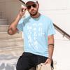 2026 New Model Unisexs Casual Short Sleeve Tshirt With Geometric Print  Round Neck Machine Washable  Perfect For Summercomfort