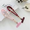 Luxury Metal Nylon Short Lanyard Phone Strap Keycord Hanging Trousers Accessories Stylish Anti-loss Keychain Wrist Rope Starp
