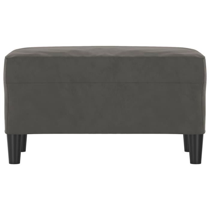 349398 vidaXL Bench Dark Grey 70x35x41 Cm Velvet