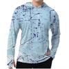 Summer quick-to-finger sun-protection fishing suit, UV-resistant long-sleeve hooded fishing suit