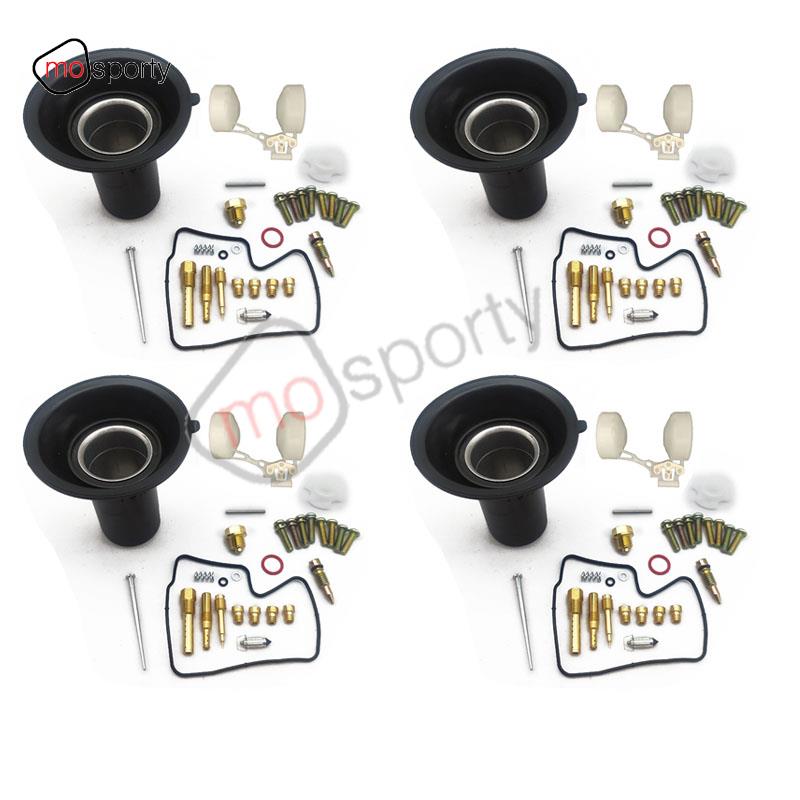 4SET/2SET/1SET Carburetor Repair Kit Configure Vacuum Diaphragm and Float  for Honda NV750 NV 750 Custom 1982-1986