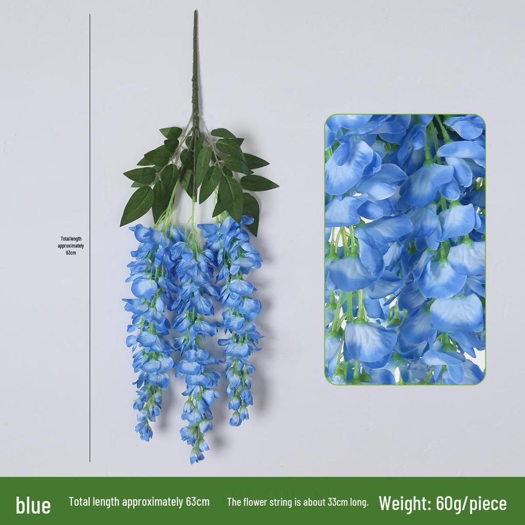 Ailanthus Wisteria Silk Vine - Artificial Hanging Flowers for Wedding & Photography Decor