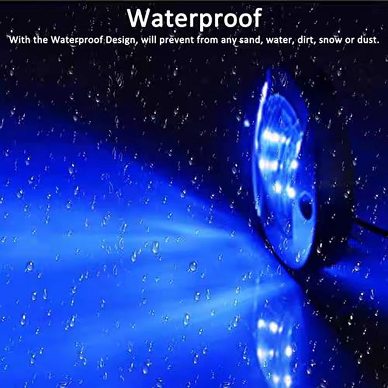 4PCS Boat Marine Lights Navigation Light Waterproof Marker Lamp For Truck RV Yacht Transom Anchor Stern DC 12V 6LED Stern Lamps