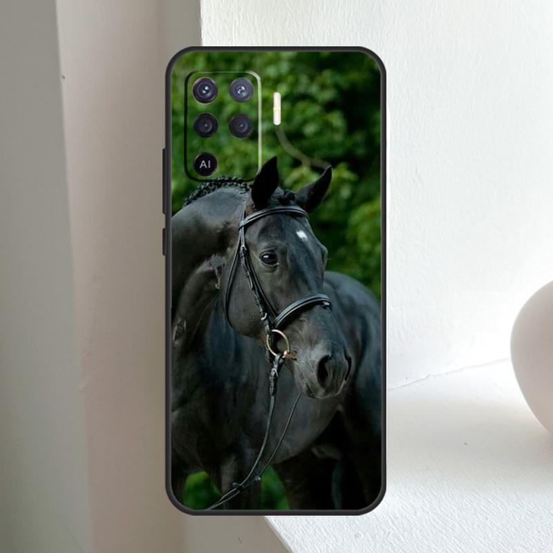 Animal Steed Horse For OPPO A6 A5 Pro A15 A17 A77 A16 A76 A96 A18 A38 A58 A78 A98 A54 A74 A94 A40 A60 A80 Case