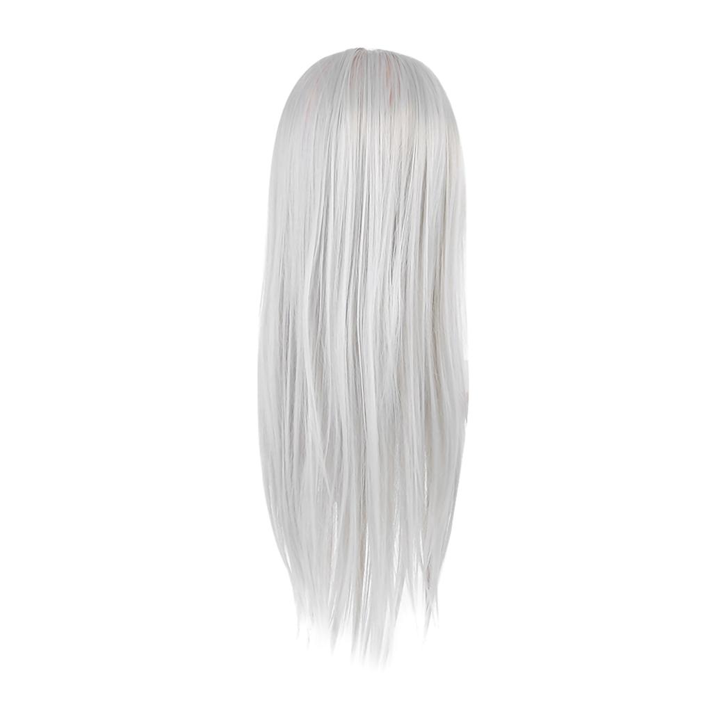2 Colors Practice Head Mannequin Dolls Hair Salon Cosmetology Hairdressing Tool Light Gray
