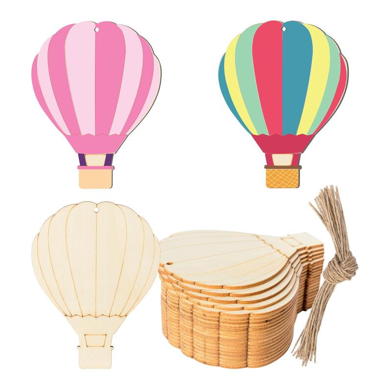 10Pcs Wooden Gingerbread Figurine Hollowed Out Unfinished Wooden Pieces Diy Wooden Christmas Tree Decoration Pendant