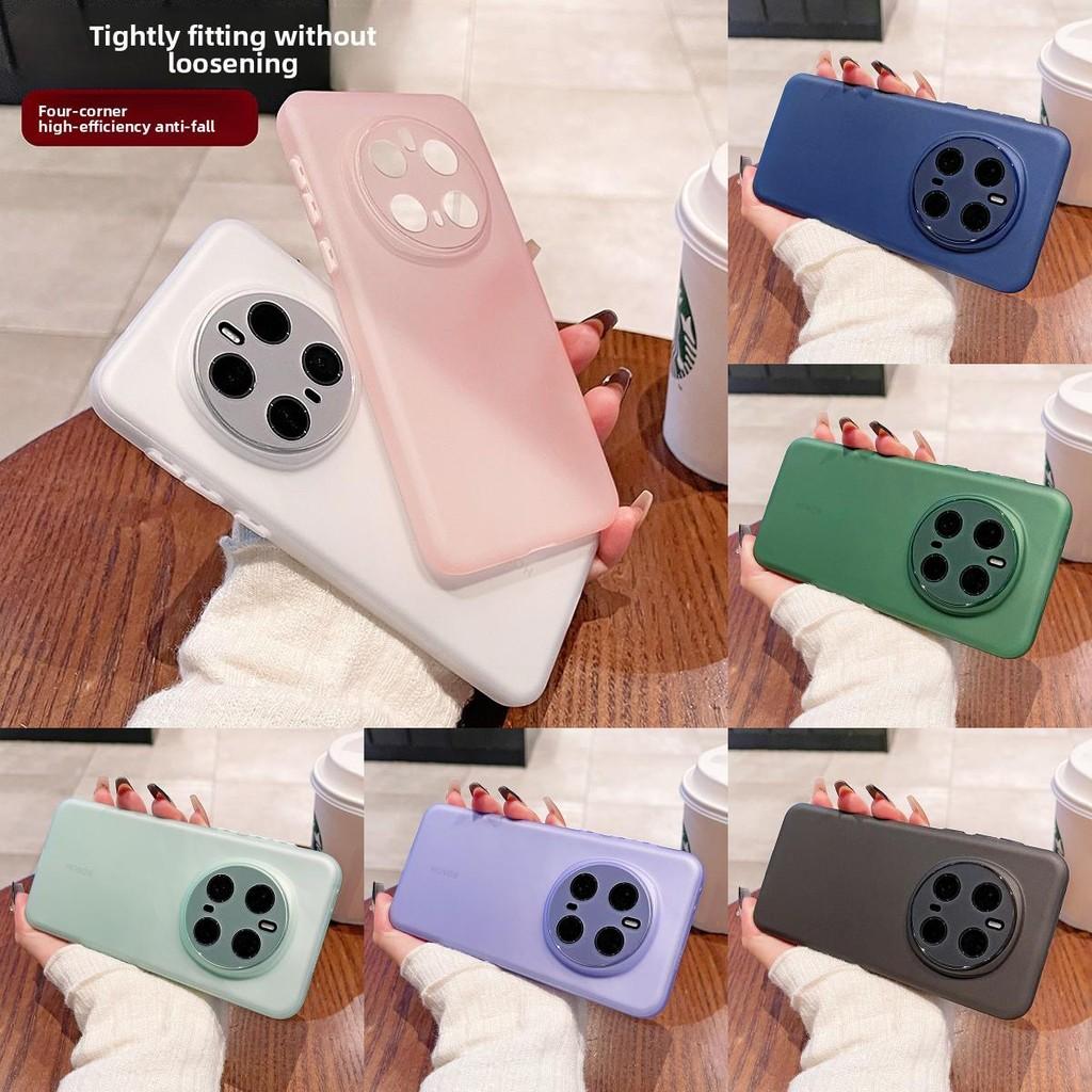 Color Solid Matte Silicone Phone Case For Huawei Honor Magic 7 Shockproof Pro