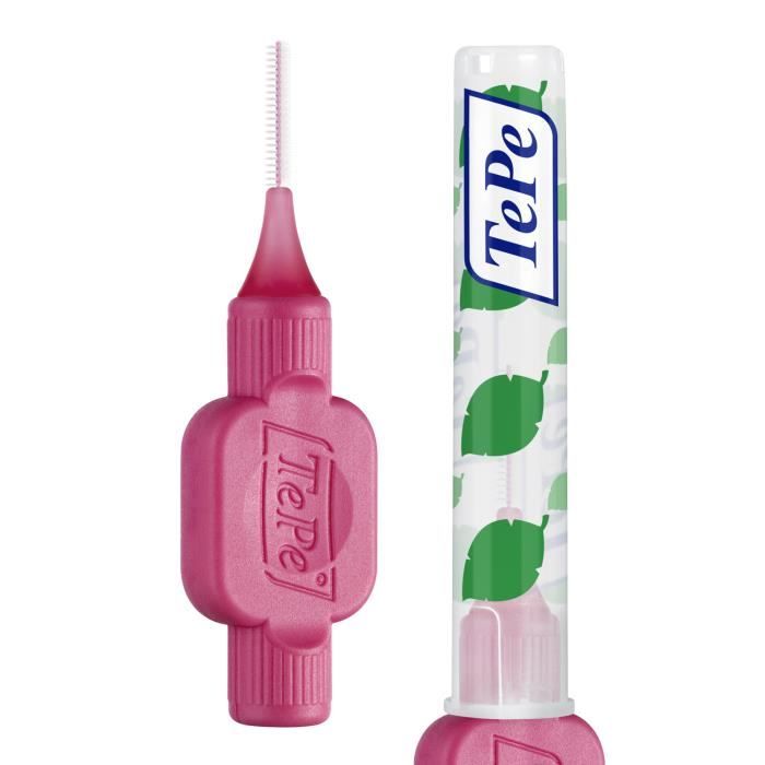 Brossettes interdentaires - TePe - Originales - 0.4mm - 8 pièces - Éco-responsables