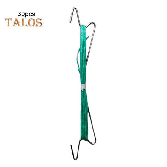 30 ks Háčky na rajčata Klipy na podporu rostlin Nerezové Odolné proti korozi Nesnadno deformovatelné Opakovaně použitelné popínavé rostliny Háčky držáky na rajčata