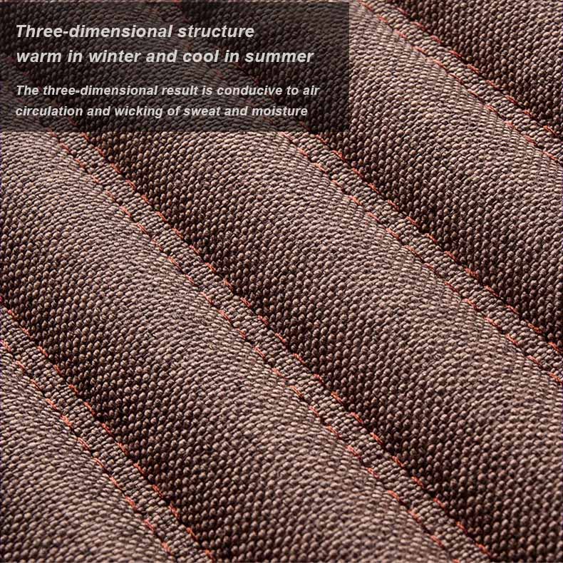 Car Seat Cover Linen Special Seat Cover Four Seasons Universal Seat Cushion Full Envelope Fabric Seat Cover Cushion