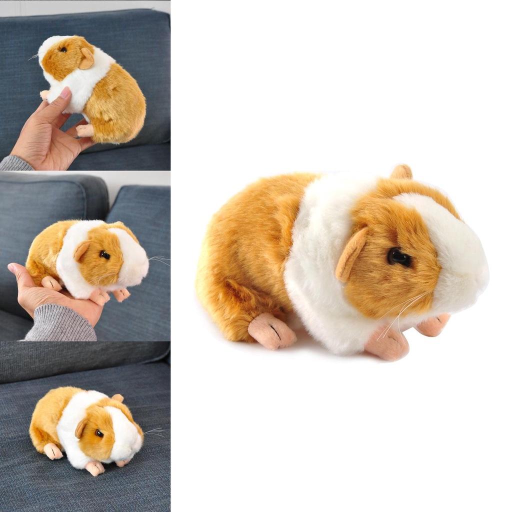 Lifelike Orange Guinea Pig Plush Toy For Children's Collection Gifts