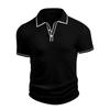 New Men's Polo Short-sleeved Shirt Solid Color for Men Business Casual and Trendy Summer New Men's Short-sleeved Polo Shirt