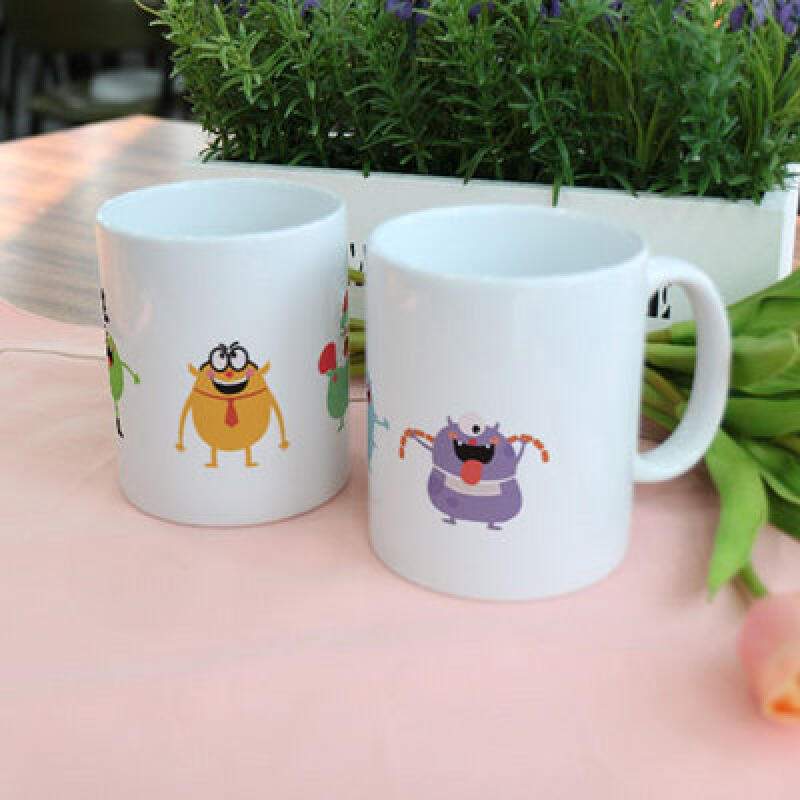 tk303-Design Mug 2p-Colorful Monster Friends