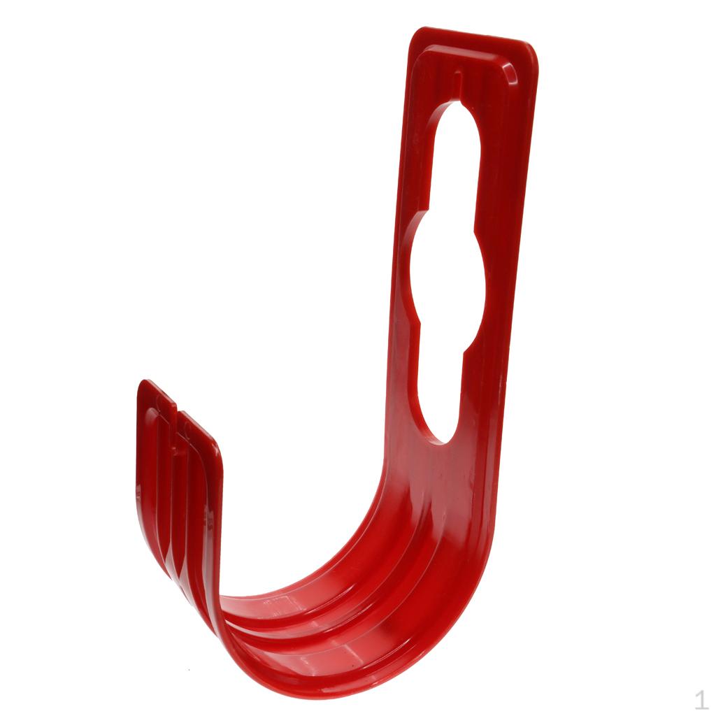 

Hanging Hook Garden Hose Holder Accessory Red