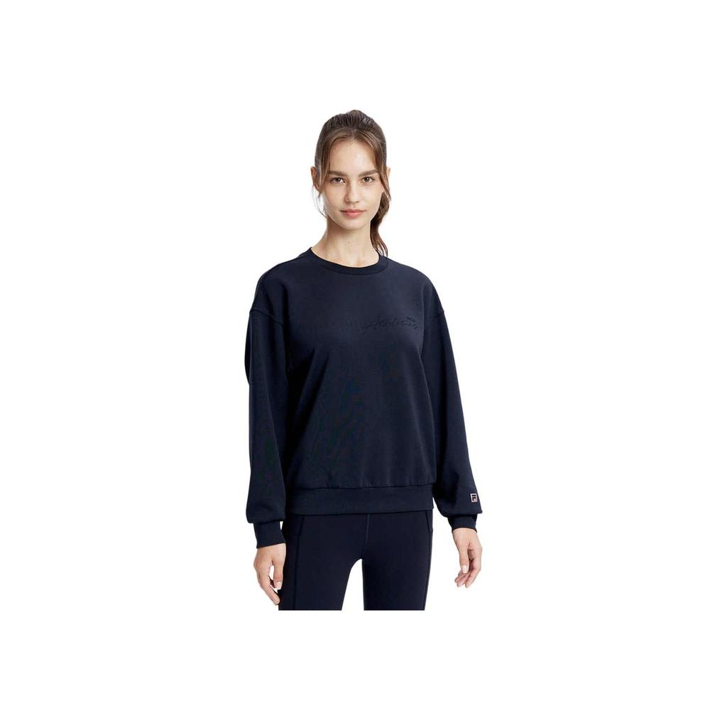 New FILA Sweatshirts Women's Black A11W331204F-BK