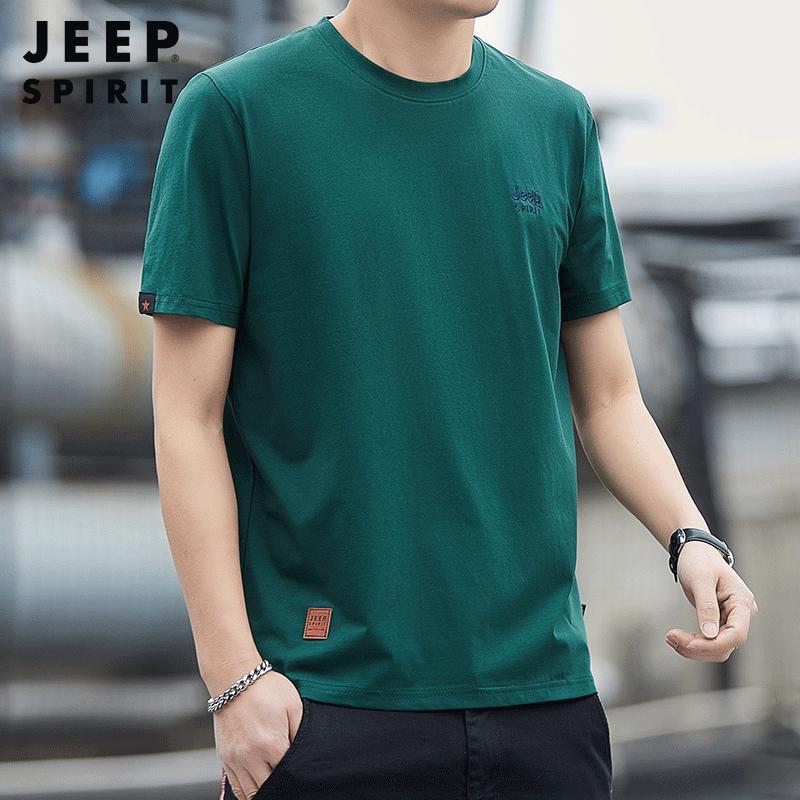 

JEEP SPIRIT Men s Summer Round Neck T-Shirt 4XL