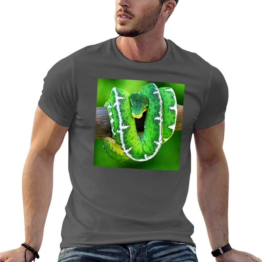 Emerald Tree Boa Tshirt T Shirts For Unisex Graphic Tees Anime Tshirt Cotton T Shirt Pack Tshirt
