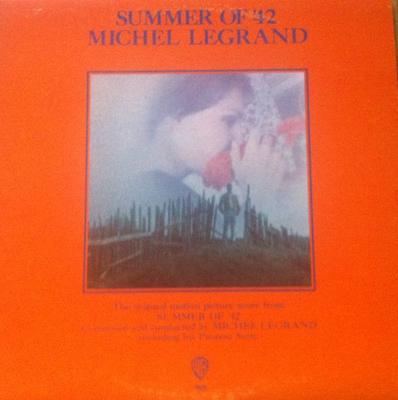 LP Record MICHEL LEGRAND  Summer Of 42 WS1925 Warner Bros. Re 1971 Canada Soundtracks  Musicals Used