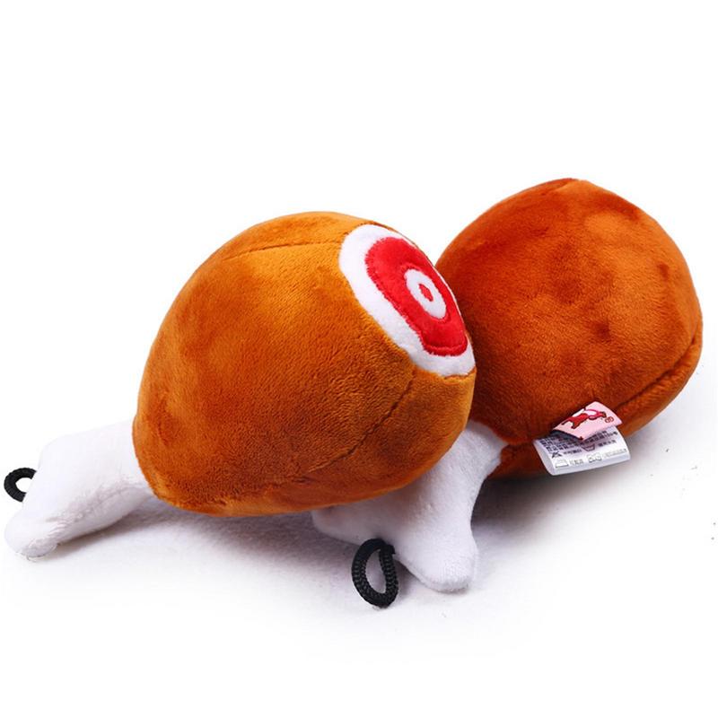 Chicken Leg Pet Toy Cute Dog Interactive Puppy Toys Halloween Dog Toy Funny Chicken Leg Squeaky Dog Toys Dog Chew Toys China Mainland