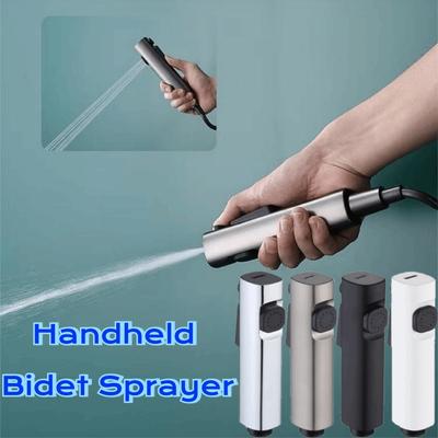 Water-saving Handheld Bidet Sprayer G1/2 Connector High Pressure Bathroom Shower Head 2 Modes Adjustable Hand Bidet Faucet