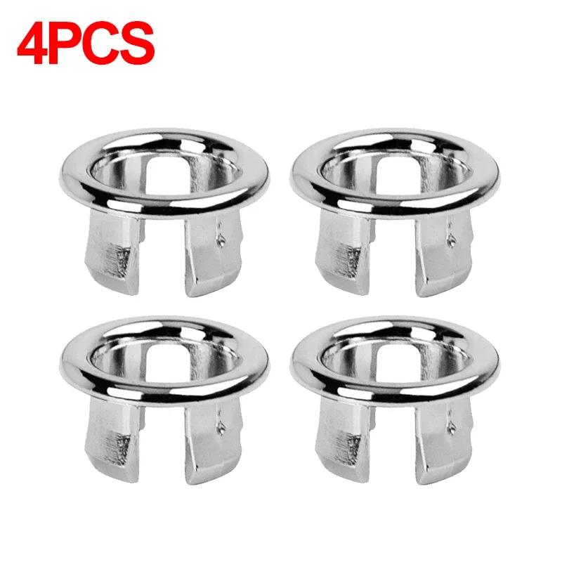 

4/1 шт. кольцо для перелива раковины, сменная крышка для слива, ванная комната, кухонная раковина, отделка для умывальника, крышка для перелива, вставка, круглые заглушки