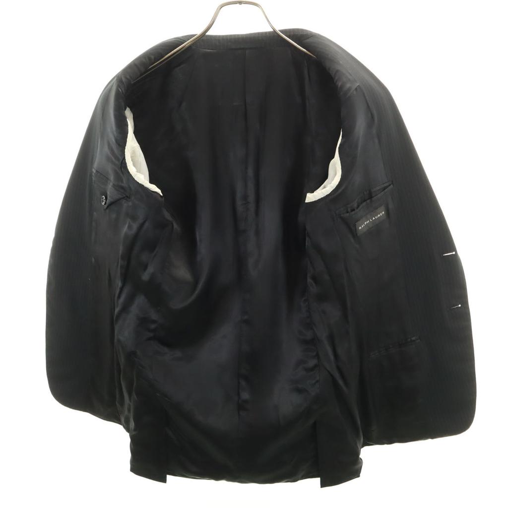 Ralph Lauren Striped Pattern Tailored Jacket 36 Black Men's Used