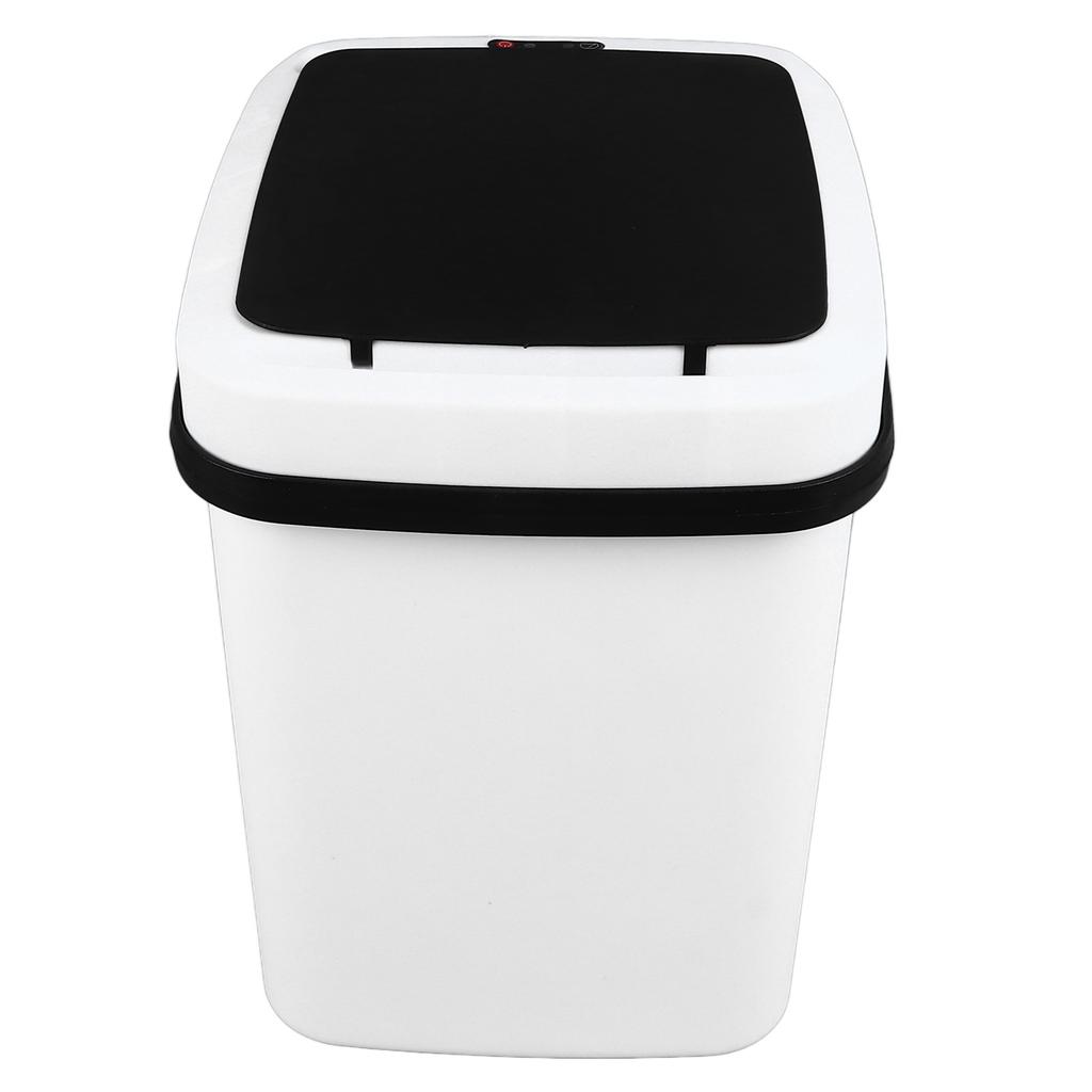 Smart Trash Can Large Capacity LED Light Automatic Motion Sensor Waste Bin with Button for Home Use