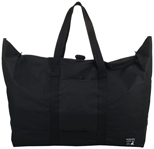 [Amazon.co.jp Exclusive] Captain Stag (CAPTAIN STAG) Large Tote Bag, Big Bag, 70L, 600mm W X 250mm D X 500mm H, with Storage Case, Black, UE-601